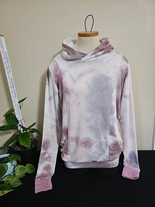 Purple Tie-Dye Hoodie