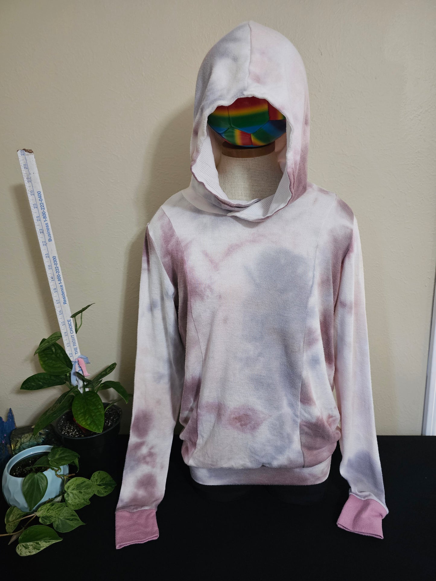 Purple Tie-Dye Hoodie